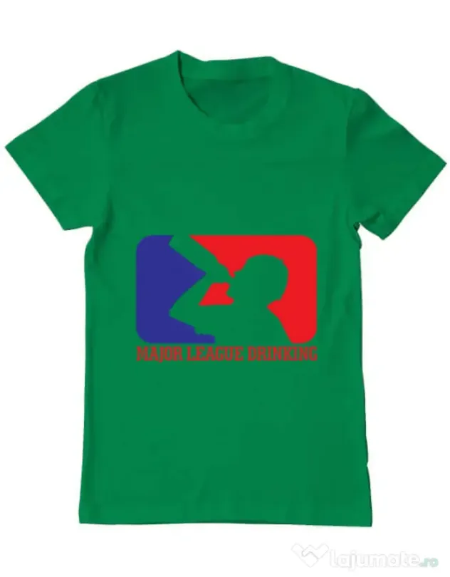Tricou ADLER barbat Major league Verde mediu