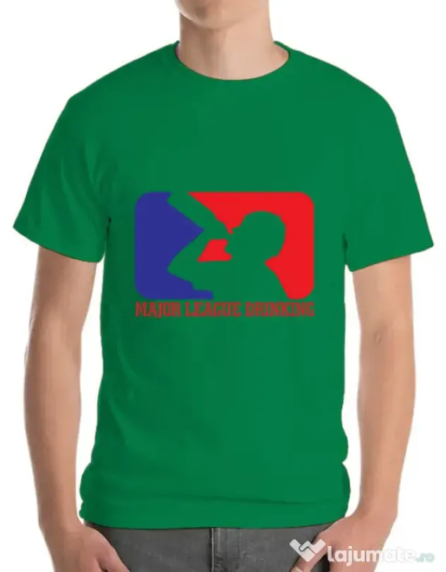 Tricou ADLER barbat Major league Verde mediu