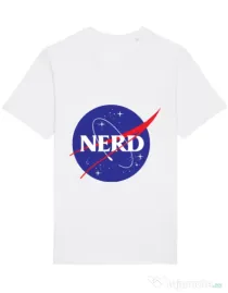 Tricou STANLEY STELLA barbat Nerd Alb