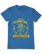 Tricou ADLER barbat House Lannister Albastru azuriu