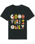 Tricou STANLEY STELLA barbat Good vibes only Negru