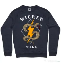 Bluza ADLER barbat Wicked wild Denim inchis
