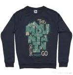 Bluza ADLER barbat The mountain is calling, I must go! Denim inchis
