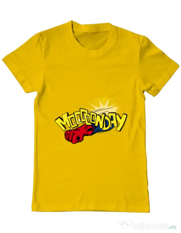 Tricou ADLER barbat Mooonday Galben