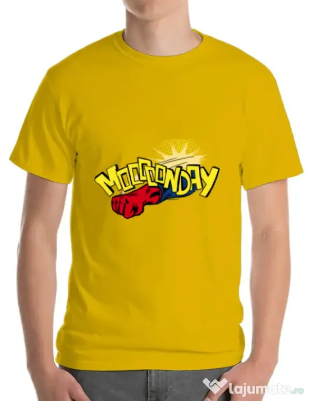 Tricou ADLER barbat Mooonday Galben