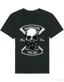Tricou STANLEY STELLA barbat Gangster skull Negru