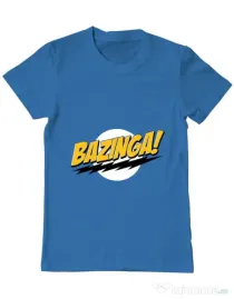 Tricou ADLER barbat Bazinga Albastru azuriu