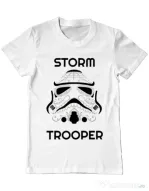 Tricou ADLER barbat Storm trooper Alb