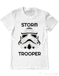 Tricou ADLER barbat Storm trooper Alb