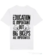 Tricou STANLEY STELLA barbat Big biceps Alb