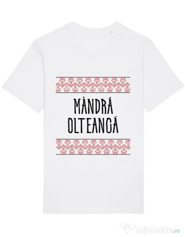Tricou STANLEY STELLA barbat Mandra olteanca Alb