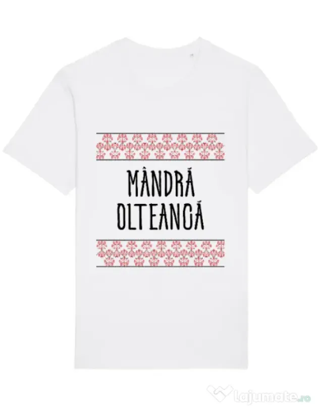 Tricou STANLEY STELLA barbat Mandra olteanca Alb