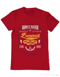 Tricou ADLER barbat Bucuresti Rosu
