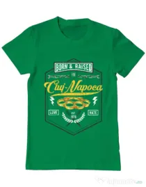 Tricou ADLER barbat Cluj Napoca Verde mediu