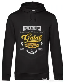 Hoodie barbat cu gluga Galati Negru