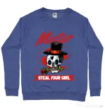 Bluza ADLER barbat Mr. steal your girl Albastru melanj
