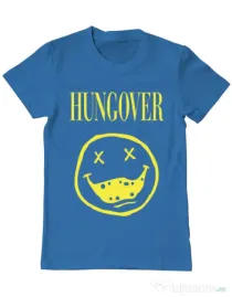 Tricou ADLER barbat Hungover Albastru azuriu