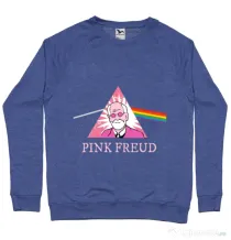Bluza ADLER barbat Pink Freud Albastru melanj