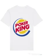 Tricou STANLEY STELLA barbat Poker King Alb