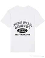 Tricou STANLEY STELLA barbat Porn star Academy Alb