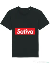 Tricou STANLEY STELLA barbat Sativa Negru