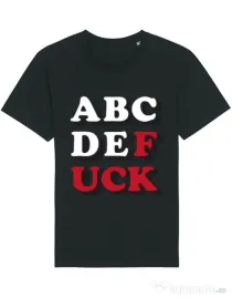 Tricou STANLEY STELLA barbat The alphabet Negru