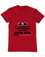 Tricou ADLER barbat The power of the dork side Rosu
