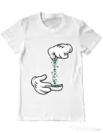 Tricou ADLER barbat Magic sparkles Alb