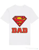 Tricou STANLEY STELLA barbat Super Dad Alb