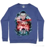Bluza ADLER barbat Bitchin Albastru melanj
