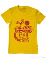 Tricou ADLER barbat Love Galben