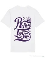 Tricou STANLEY STELLA barbat Refuse to sink Alb
