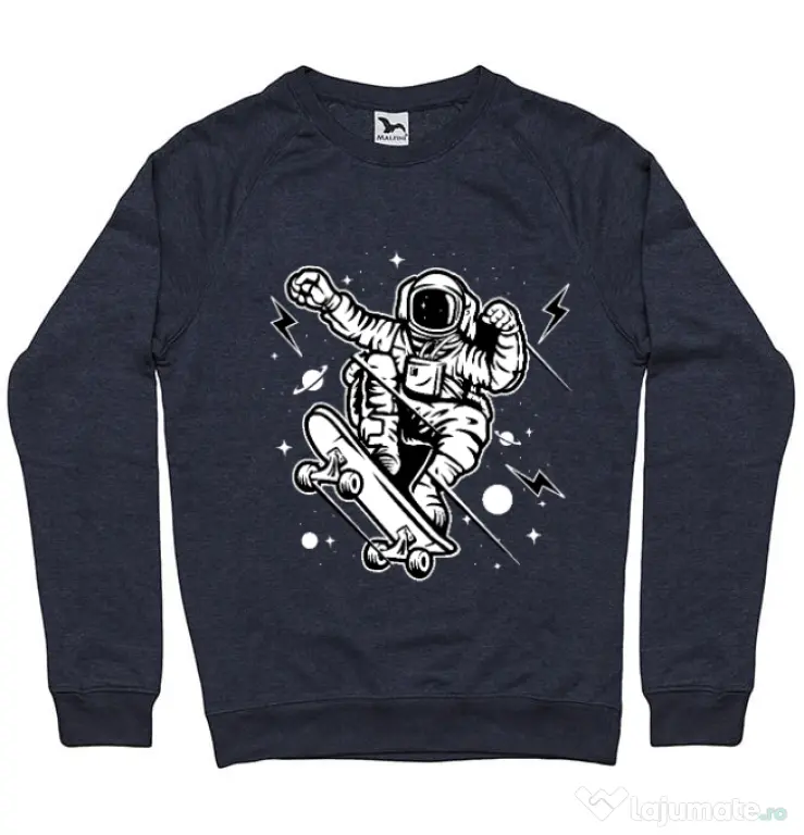 Bluza ADLER barbat Skate Space Denim inchis