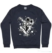 Bluza ADLER barbat Skate Space Denim inchis