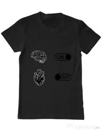 Tricou ADLER barbat Love Negru
