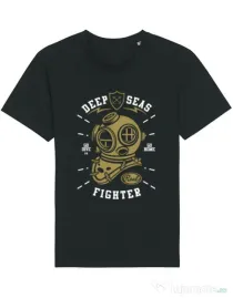 Tricou STANLEY STELLA barbat Deep Seas Fighter Negru