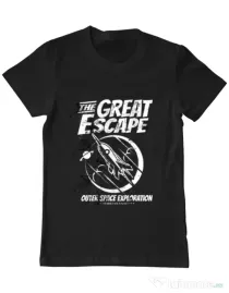 Tricou ADLER barbat The Great Escape Negru