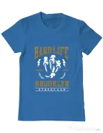 Tricou ADLER barbat Hard Life Albastru azuriu