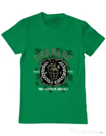 Tricou ADLER barbat Grenade Verde mediu