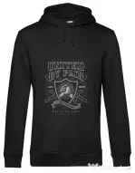 Hoodie barbat cu gluga United By Pain Negru