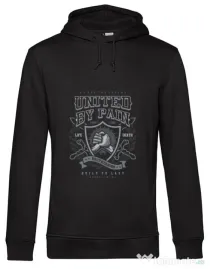 Hoodie barbat cu gluga United By Pain Negru