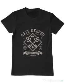 Tricou ADLER barbat Gate Keeper Negru
