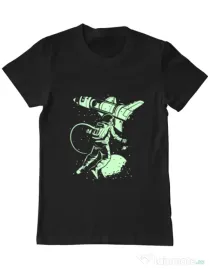 Tricou ADLER barbat Lost In Space Negru