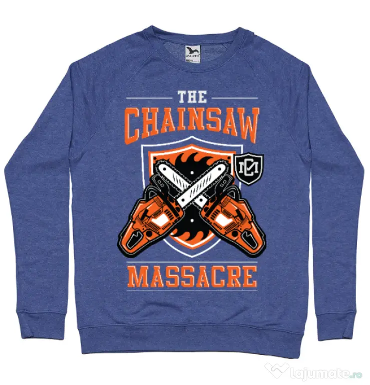 Bluza ADLER barbat The Chainsaw Massacre Albastru melanj
