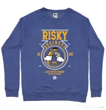Bluza ADLER barbat Risky Business Albastru melanj
