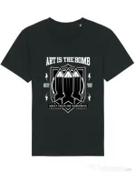 Tricou STANLEY STELLA barbat Art Is The Bomb Negru