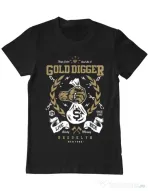 Tricou ADLER barbat Gold Digger Negru