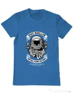 Tricou ADLER barbat Space Rebellion Albastru azuriu