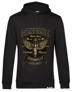 Hoodie barbat cu gluga Road Rage Negru