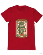 Tricou ADLER barbat Vintage Robot Rosu